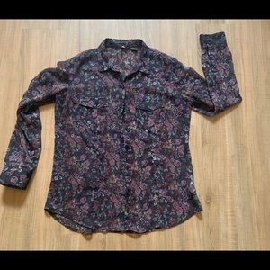 Eddie Bauer Womens buttondown blouse, size L